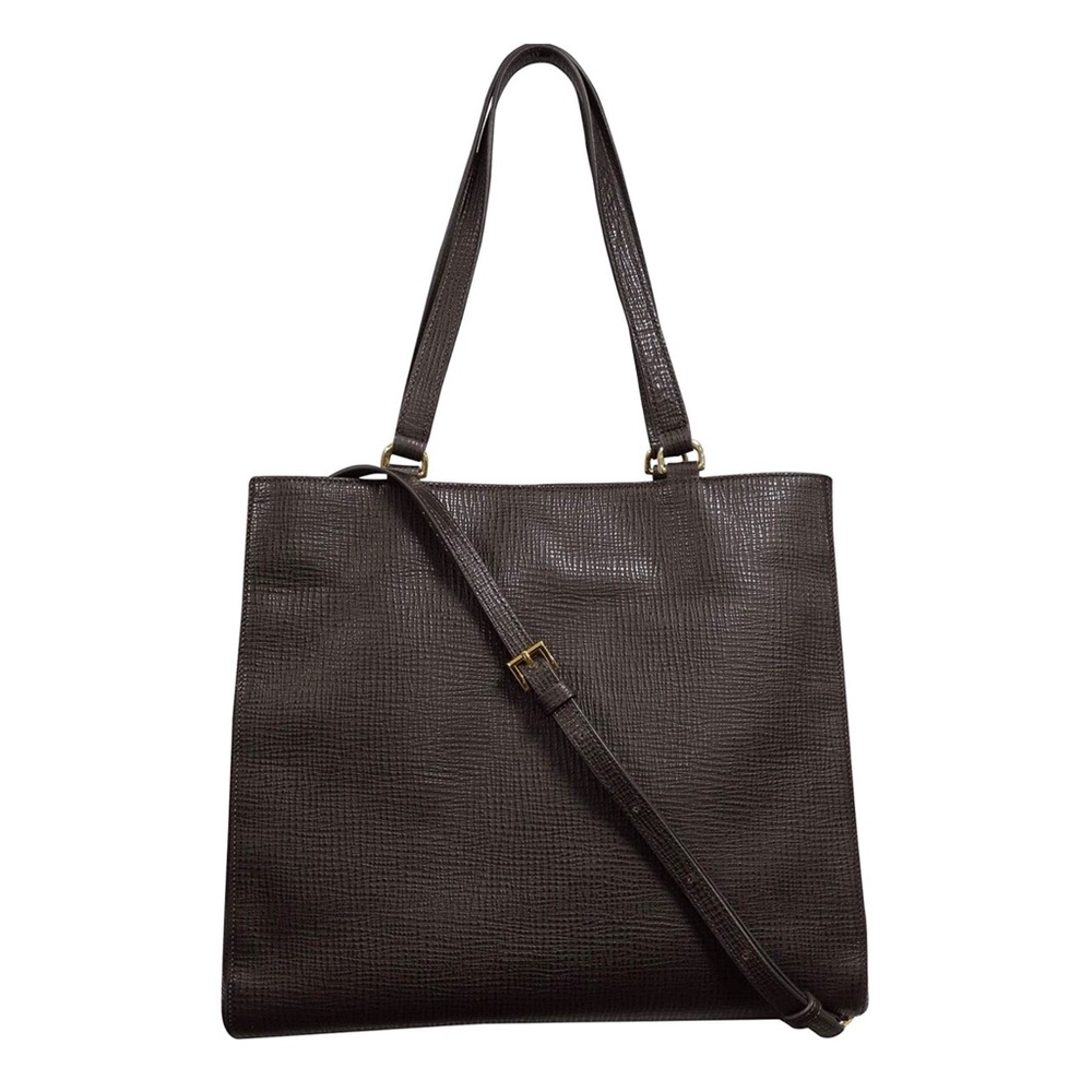 Buxton North South Tote, Dark Brown